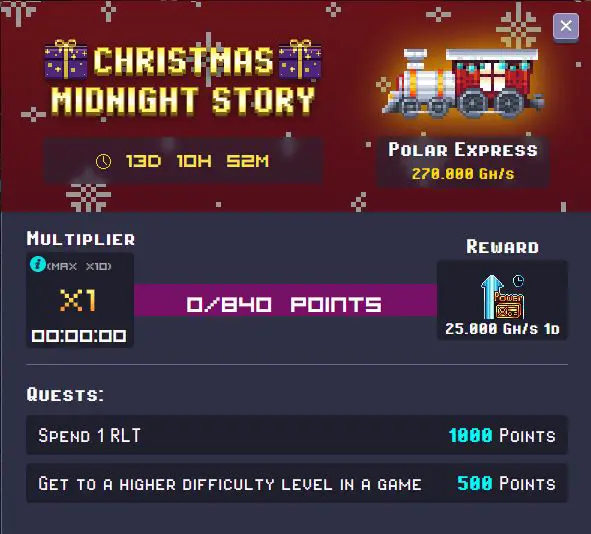 Rollercoin - Christmas Midnight Story Event Thumb