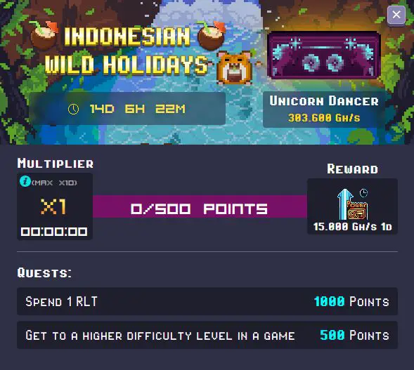 Rollercoin - Indonesian Wild Holidays Event Thumb
