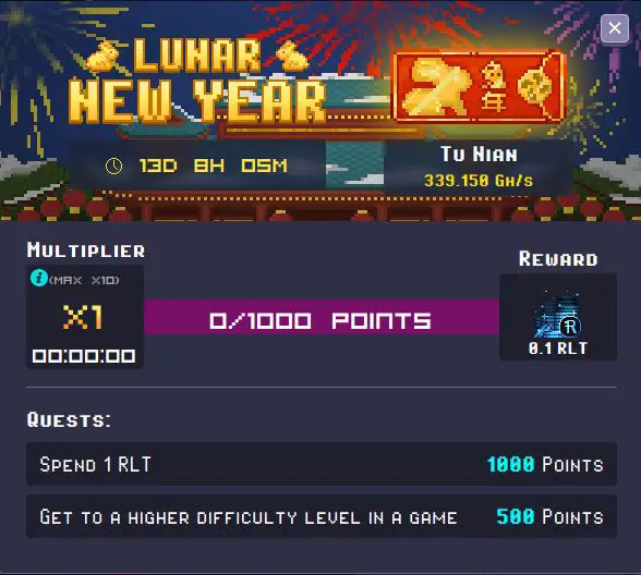 Rollercoin - Lunar New Year All Event Thumb